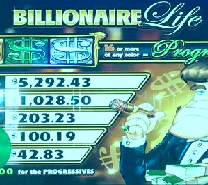 Billionaire slot machine