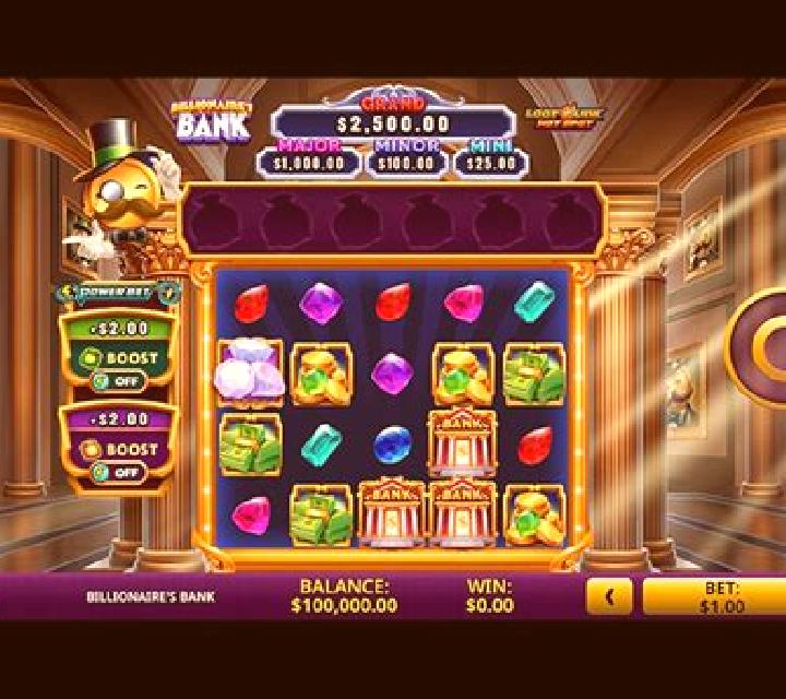 Billionaire s Bank X 1000 slot machine