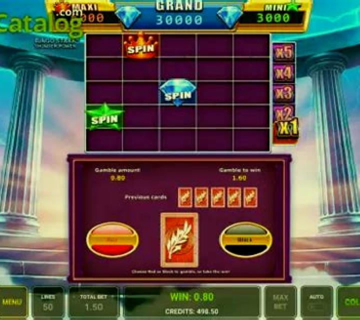 Bingo Staxx Thunder Power slot