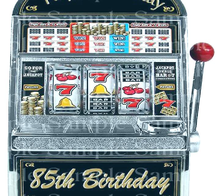 Birthday slot machine
