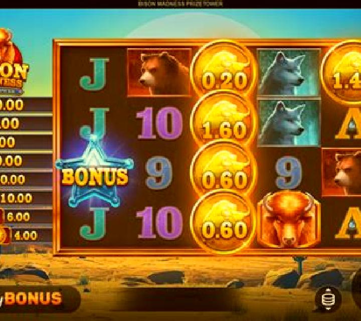 Bison Madness PrizeTower slot