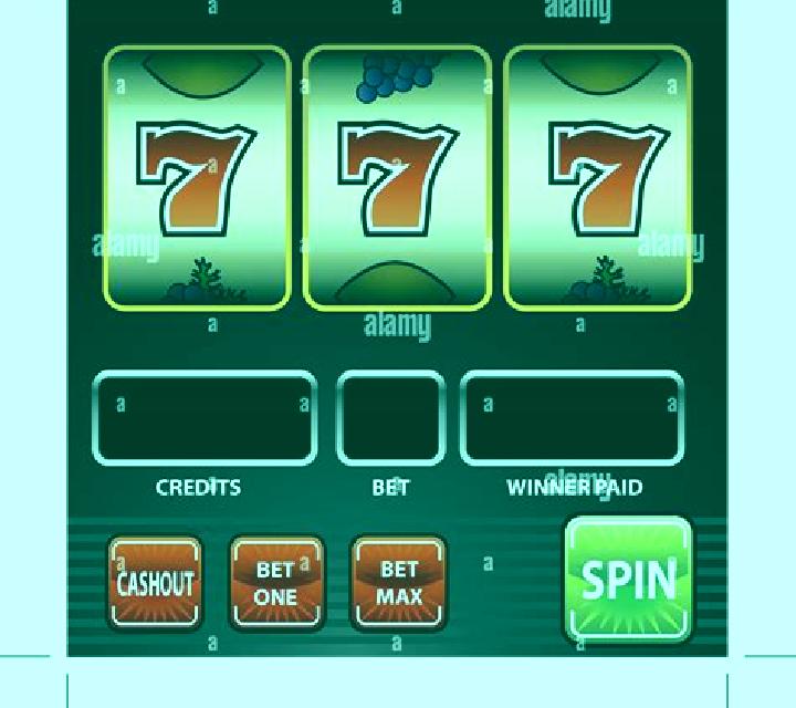 Black and Seven in Vegas slot machine