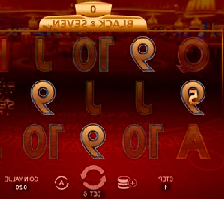 Black and Seven in Vegas slot