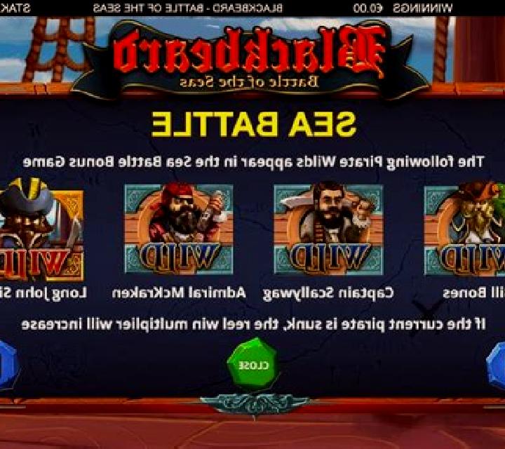 Blackbeard Battle Of The Seas slot game