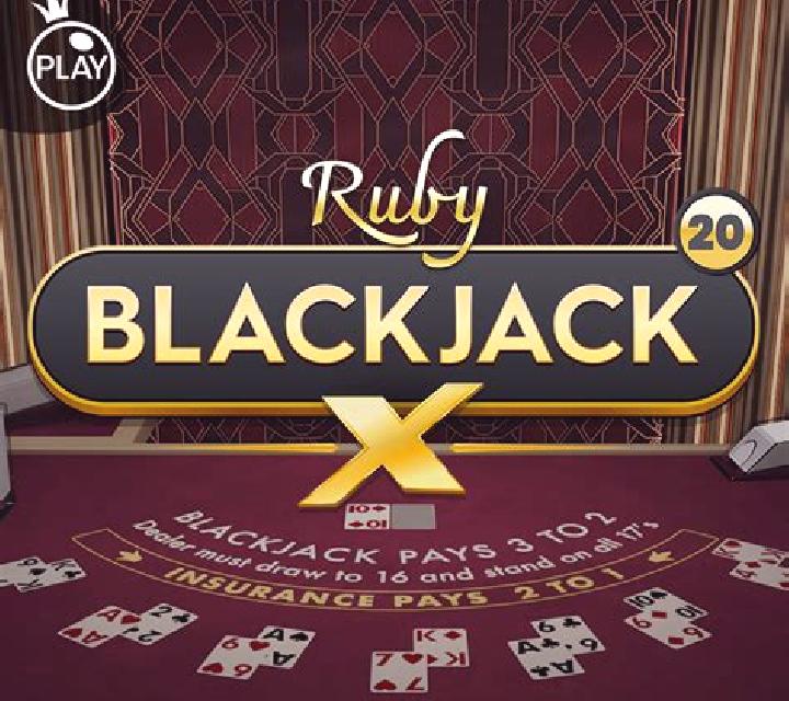 Blackjack Ruby (NetEnt) slot machine