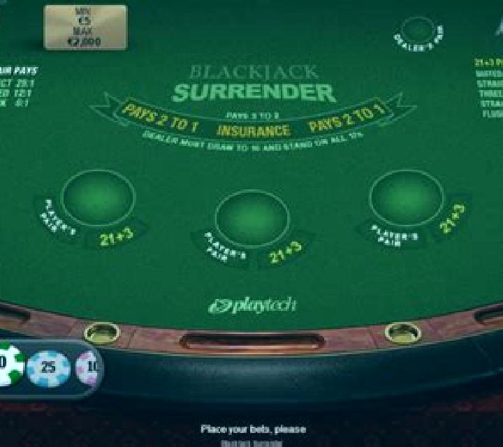 Blackjack Surrender (Playtech Origins) online slot