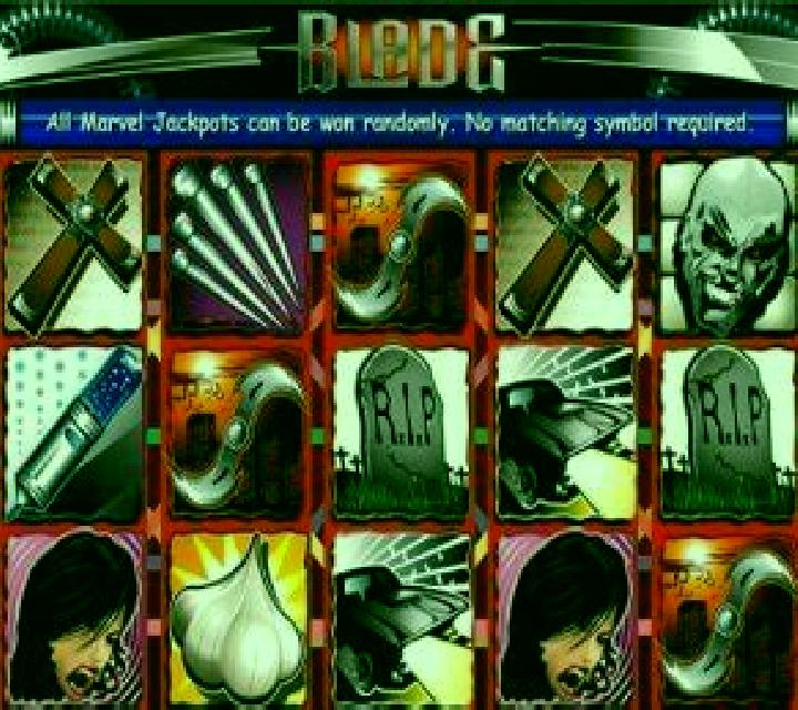Blade slot machine