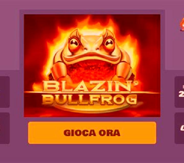 Blazin Bullfrog slot machine