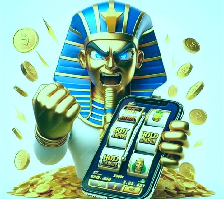 Blazin Fruit Pharaoh FlameLink slot machine