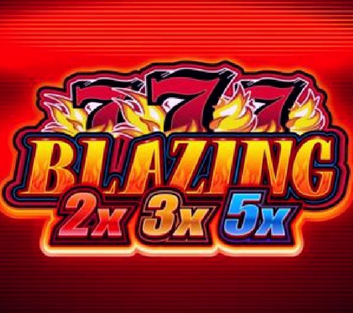 Blazing 777 2x 3x 5x slot machine