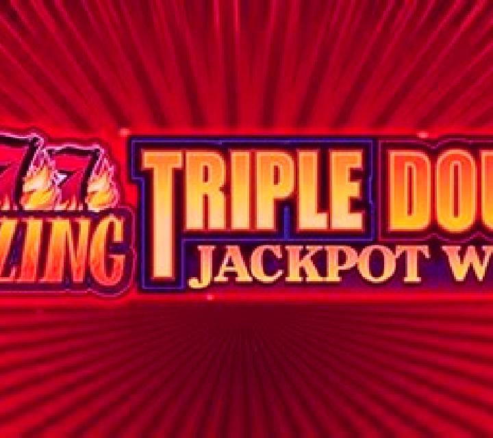 Blazing 777 Triple Double Jackpot Wild online slot