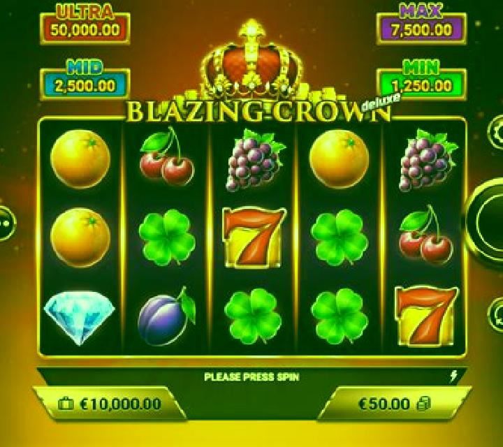 Blazing Crown Deluxe slot