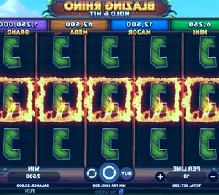 Blazing Rhino Hold & Hit slot game