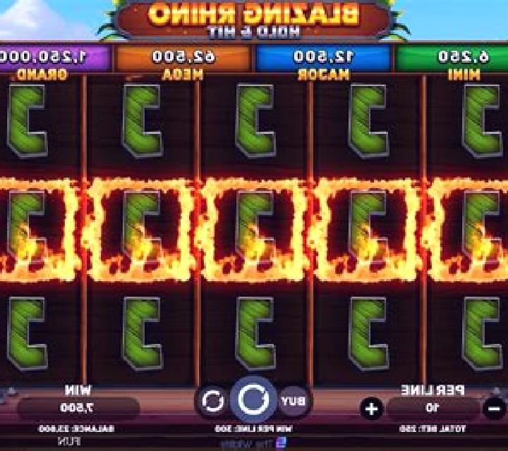 Blazing Rhino Hold & Hit slot machine