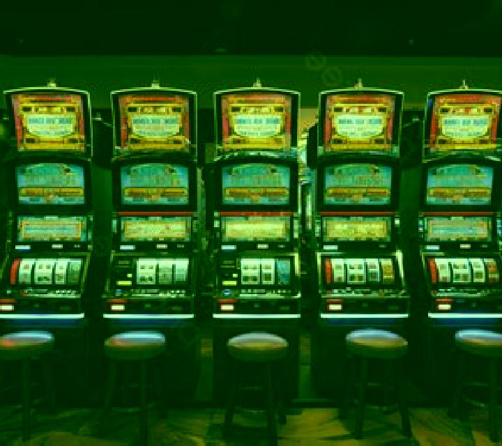 Blinged slot machine