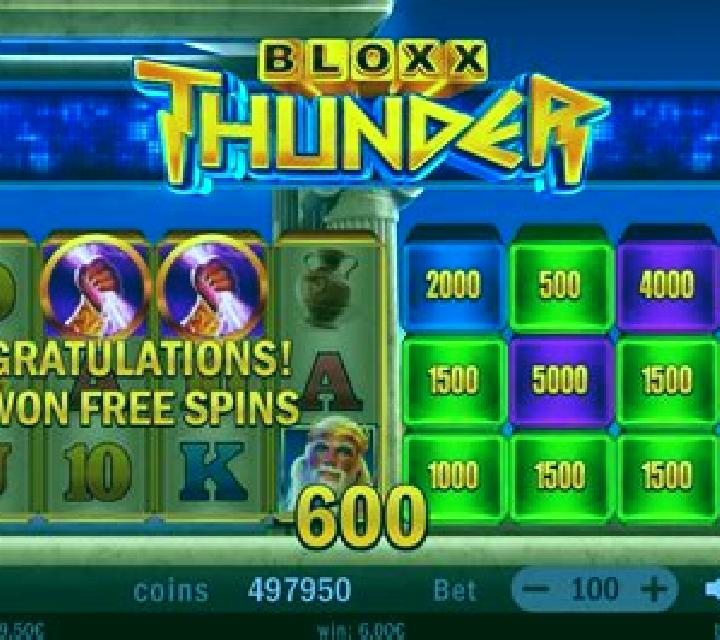 Bloxx Thunder online slot
