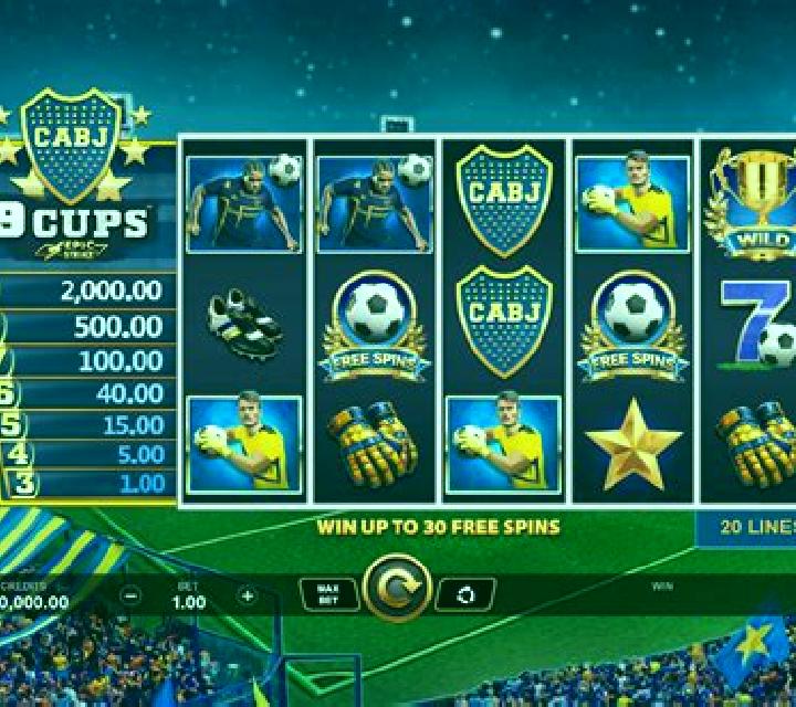 Boca 9 Cups Epic Strike online slot
