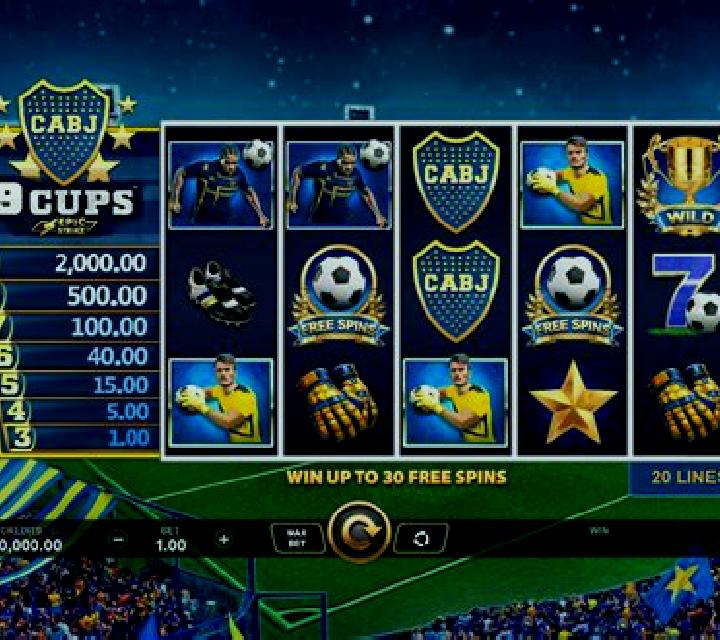 Boca 9 Cups Epic Strike slot game
