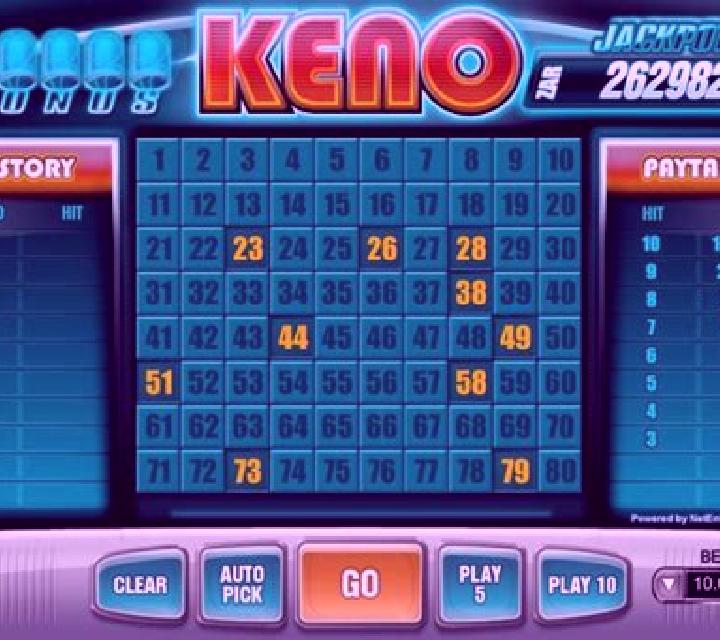 Bonus Keno slot