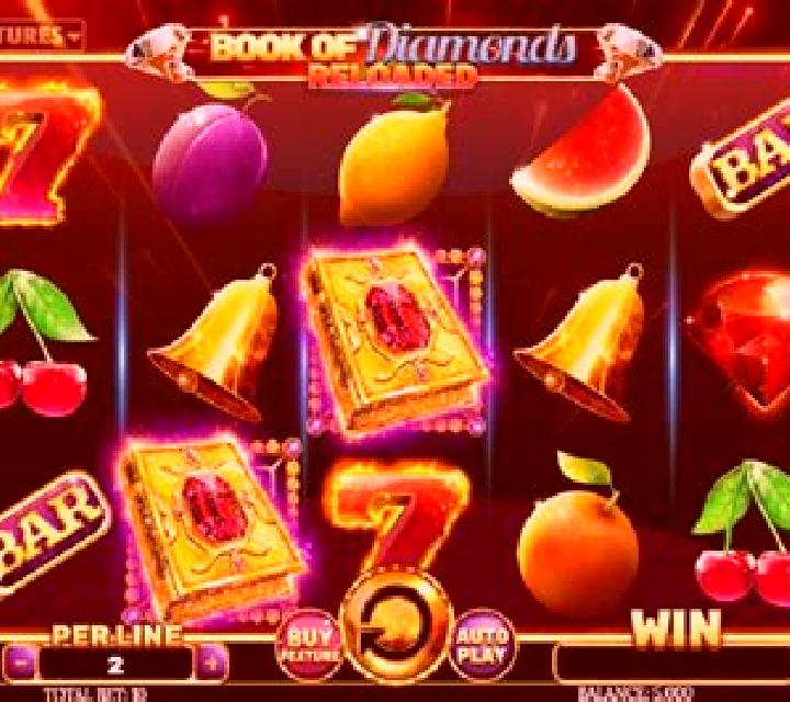 Book Of Diamonds Reloaded slot machine