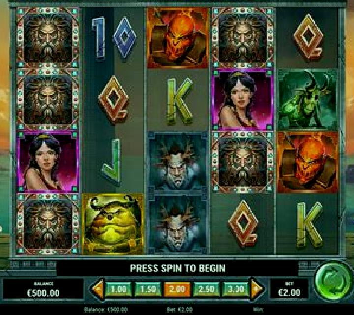 Book of Evil slot game