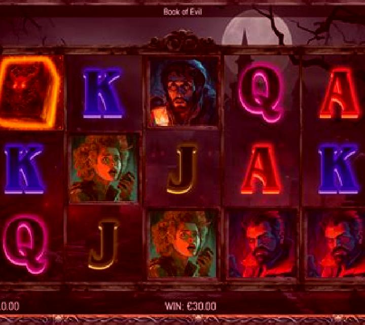 Book of Evil slot machine