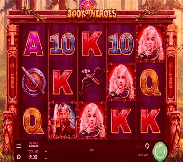 Book of Heroes slot game
