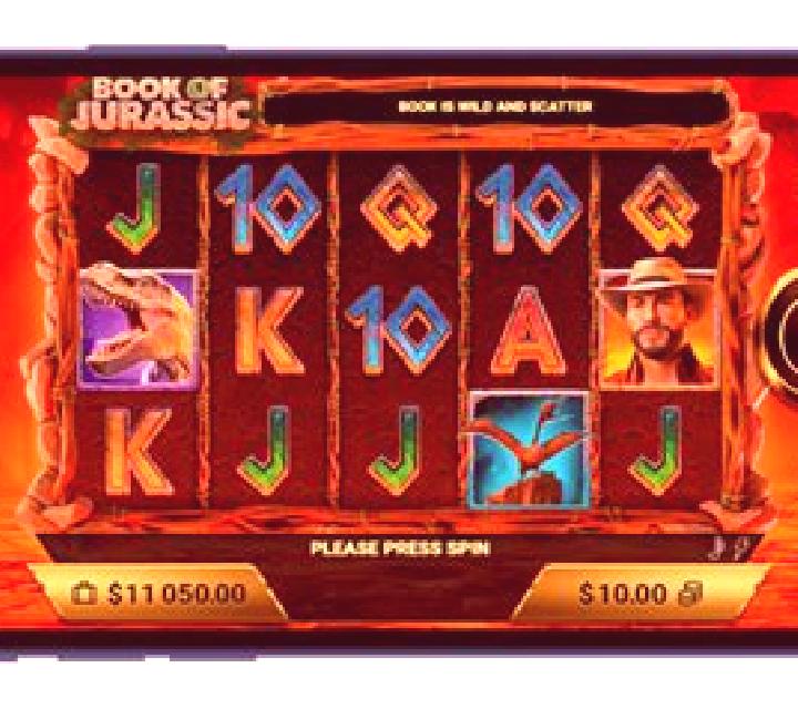Book of Jurassic slot machine