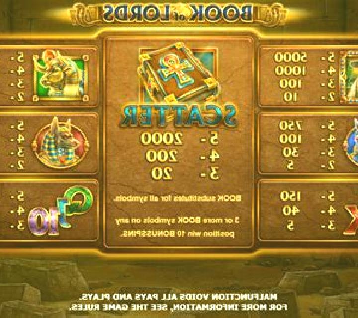 Book of Lords slot game