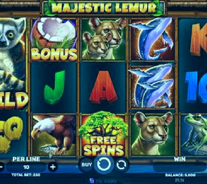 Book of Majestic Lemur slot game