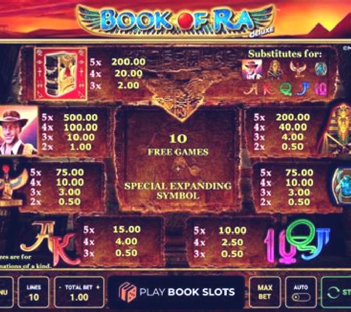 Book of Ra Bingo slot game
