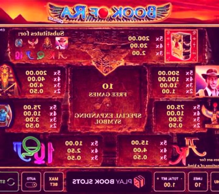 Book of Ra deluxe 6 online slot