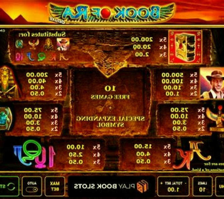 Book of Ra deluxe 6 slot game