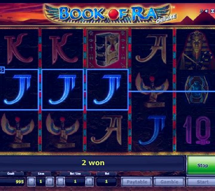 Book of Ra deluxe slot game