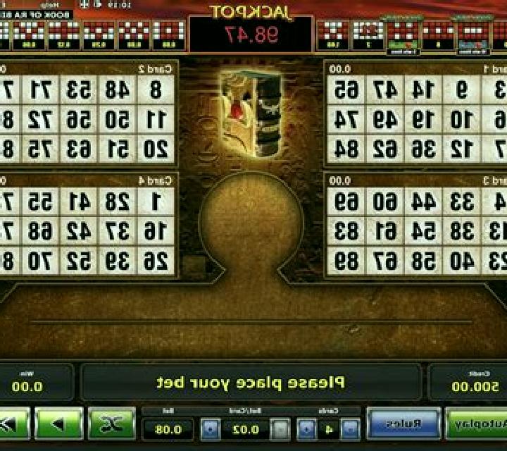 Book of Ra Multi Card Bingo Deluxe slot