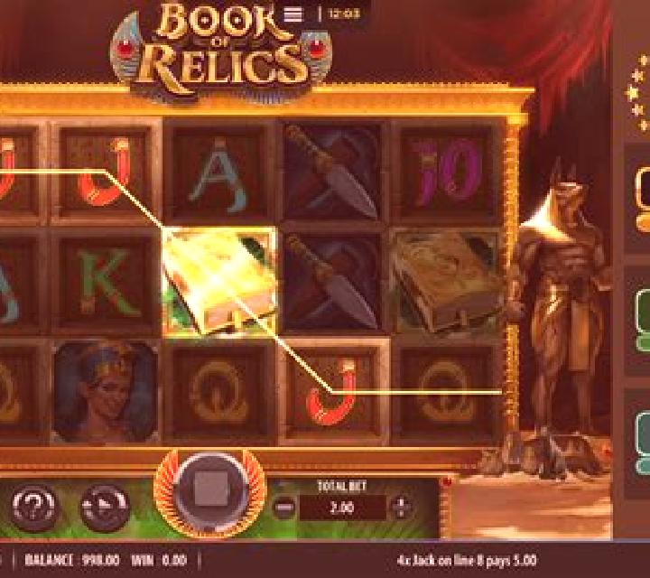 Book of Relics slot