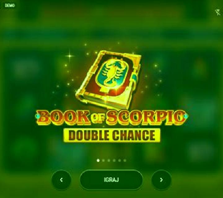 Book of Scorpio Double Chance online slot