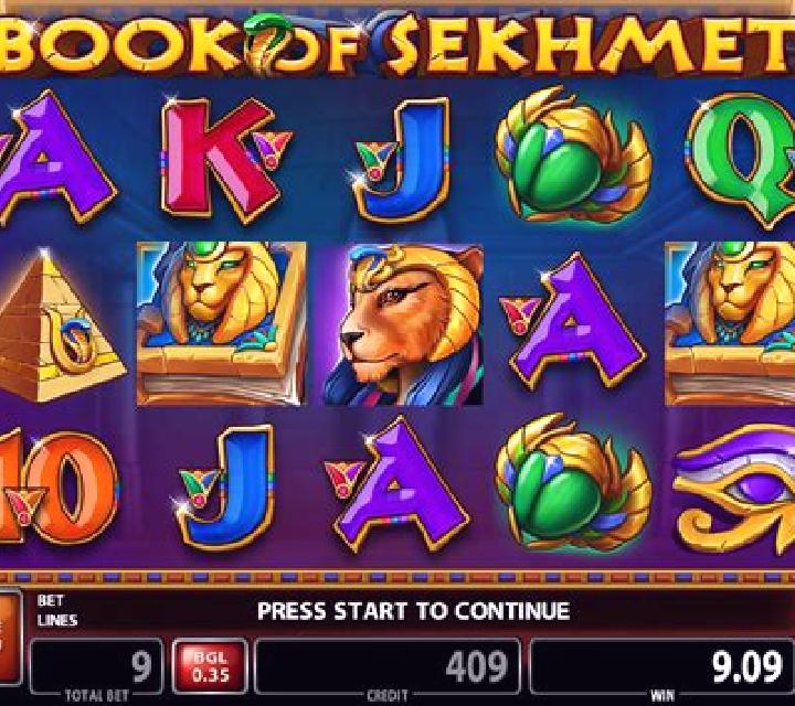 Book of Sekhmet Deluxe slot machine