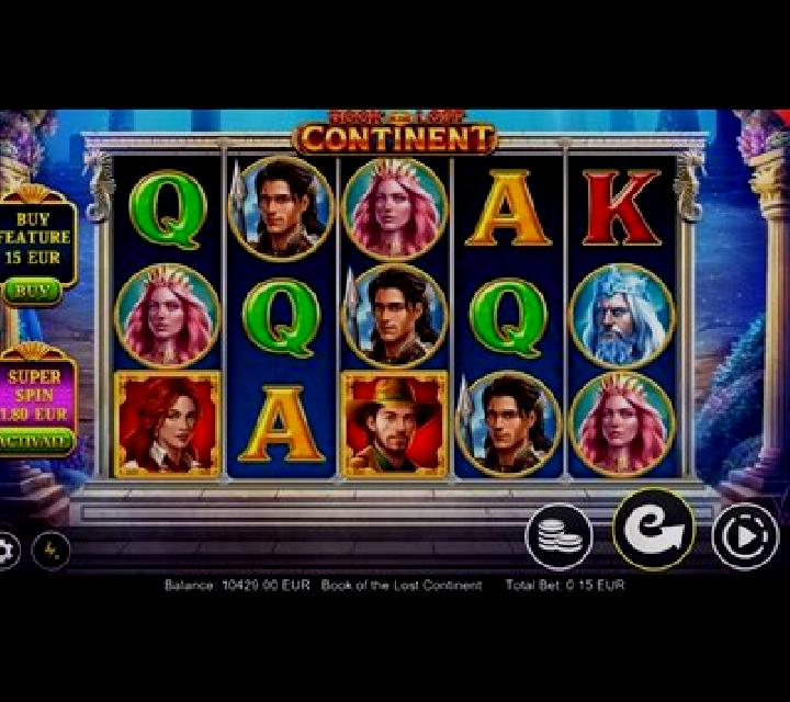 Book of the Lost Continent online slot