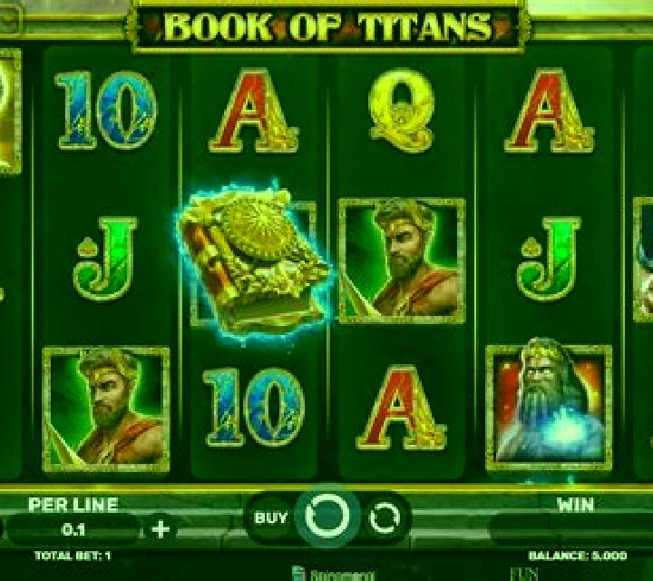 Book of Titans slot machine