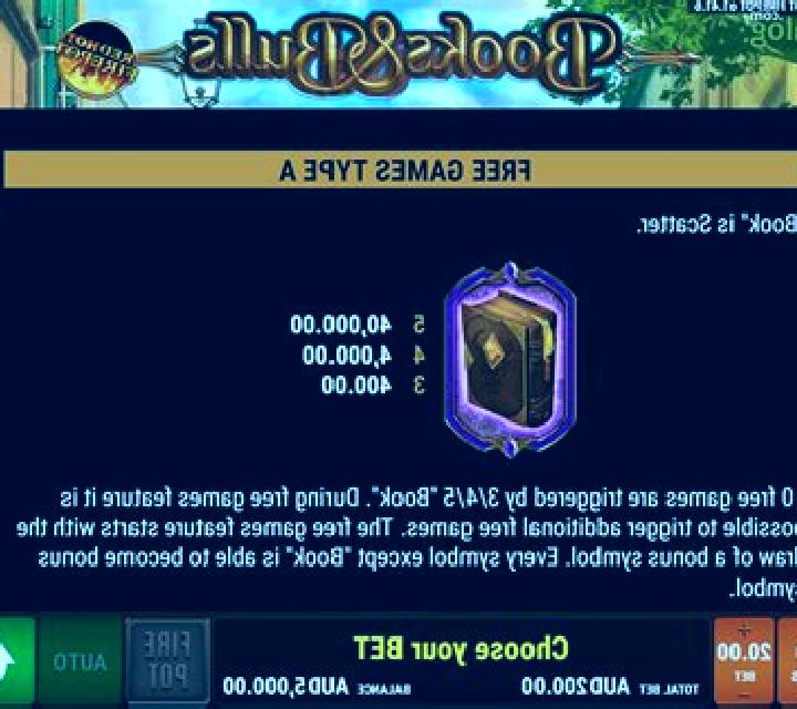 Books & Bulls RHFP slot
