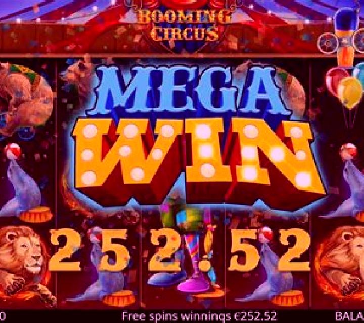 Booming Circus slot machine