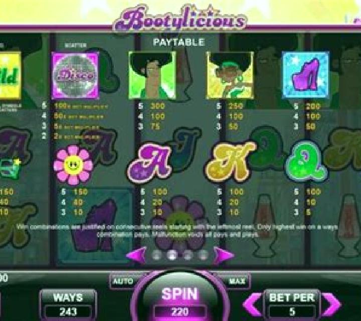 Bootylicious slot