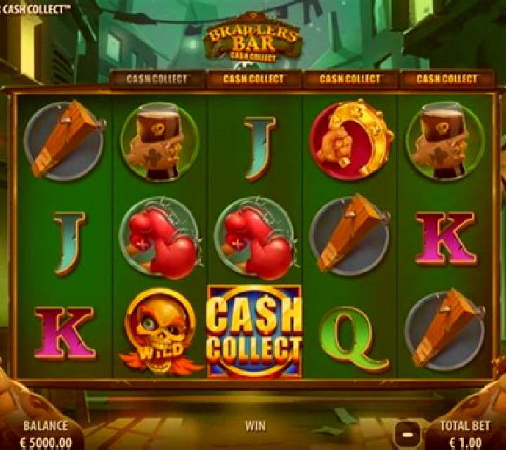 Brawlers Bar Cash Collect slot