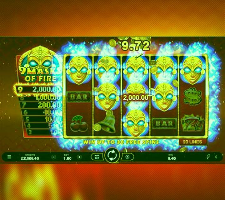 Brazilian Mask Fire online slot