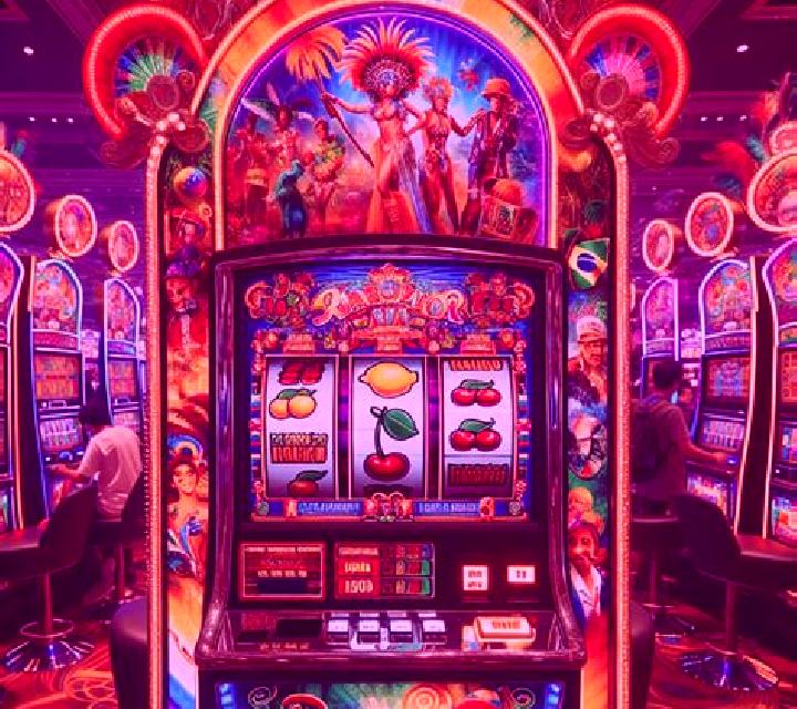 Brazilian Mask Fire slot machine