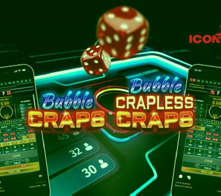 Bubble Crapless Craps slot game
