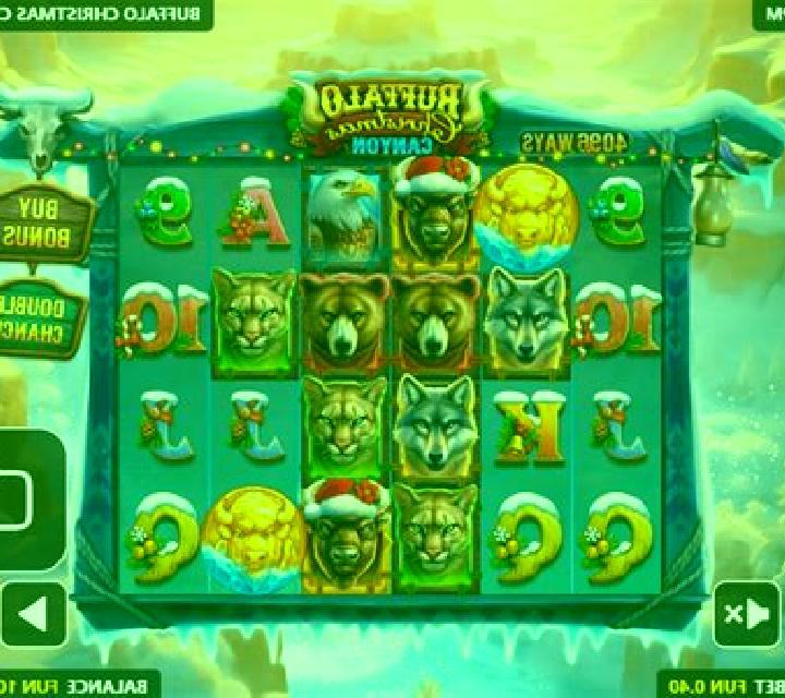 Buffalo Christmas Canyon slot game