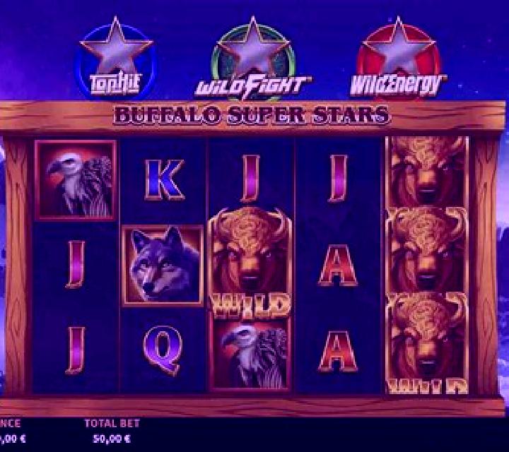 Buffalo Super Stars slot game