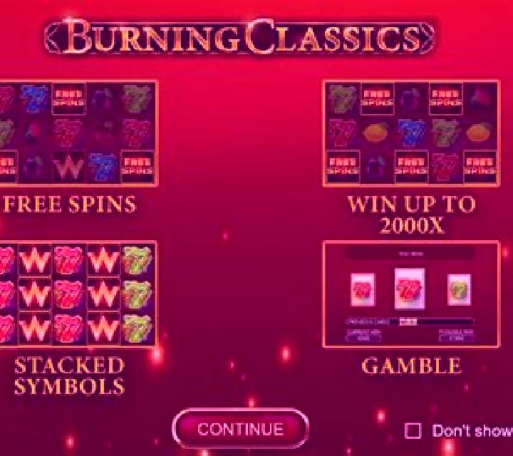 Burning Classics online slot